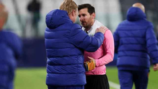 Messi y Koeman tuvieron un acercamiento tras el partido contra la Juventus / FC Barcelona