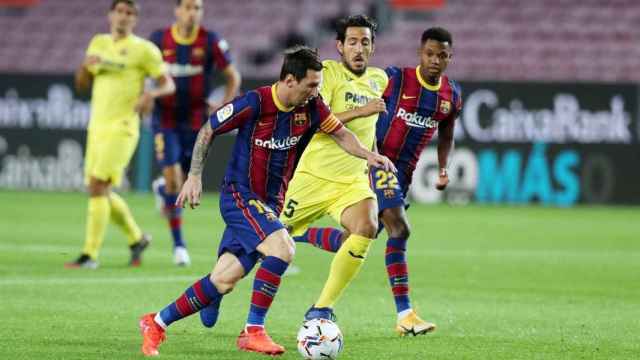 Leo Messi durante el encuentro ante el Villarreal /FCB