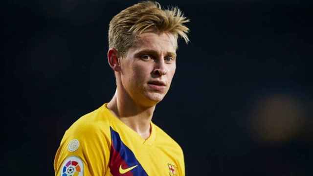 Frenkie De Jong, durante un partido del Barça | EFE