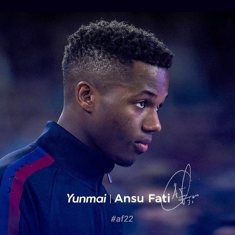 Ansu Fati promocionando el reto Yunmai en su Instagram / REDES