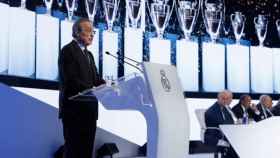 Una foto de Florentino Pérez durante la última Asamblea del Real Madrid / RM
