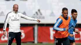 Una foto de Zinedine Zidane durante un entrenamiento del Real Madrid / RM