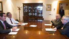 Imagen de archivo de una reunión negociadora entre Cepyme, CEOE, UGT y CCOO / EUROPA PRESS