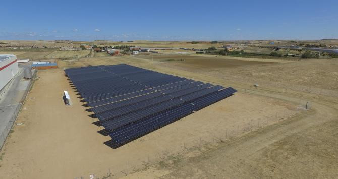 Una de las instalaciones de gran envergadura de SolarProfit