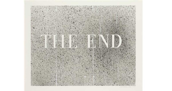 'The End', obra de Ed Ruscha / WIKIART.ORG