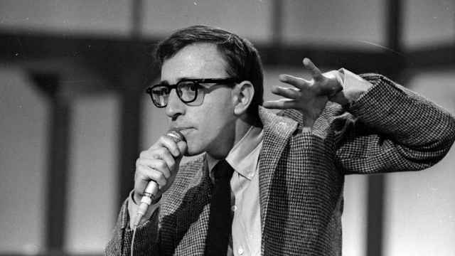Woody Allen durante sus comienzos artísticos como comediante