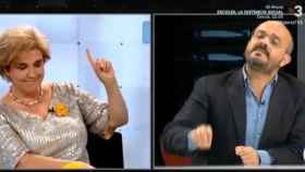 Pilar Rahola y Alejandro Fernández debaten en 'Preguntes Freqüents' / TV3