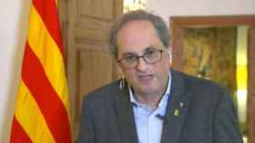 El presidente de la Generalitat, Quim Torra, presenta el plan de desconfinamiento / GOVERN