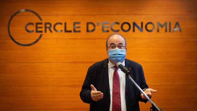 Miquel Iceta, en el Círculo de Economía / EP