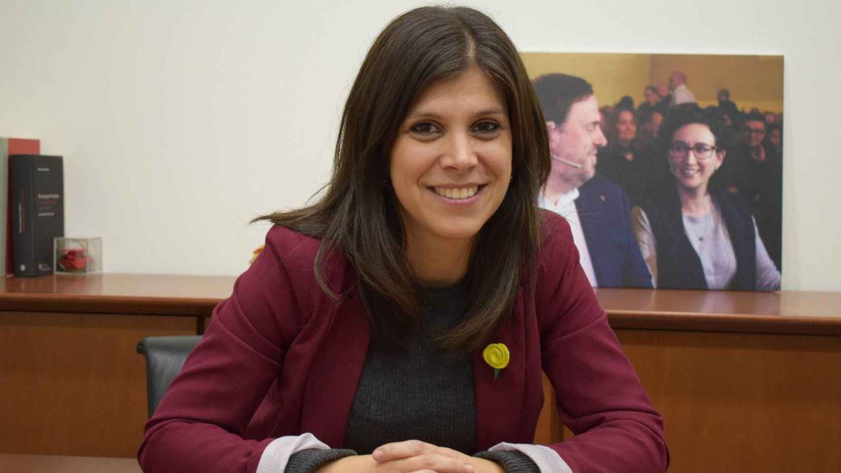 La portavoz de Esquerra Republicana, Marta Vilalta, cuyo partido pide un referéndum tras un lustro / ERC