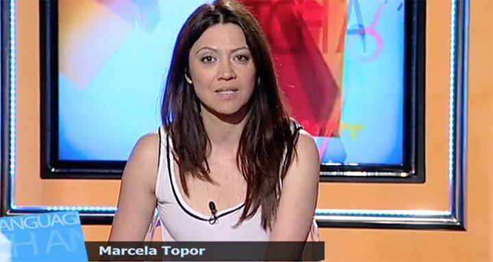 Marcela Topor, esposa de Carles Puigdemont, fichada por la XAL, red audiovisual de la Diputación de Barcelona / CG