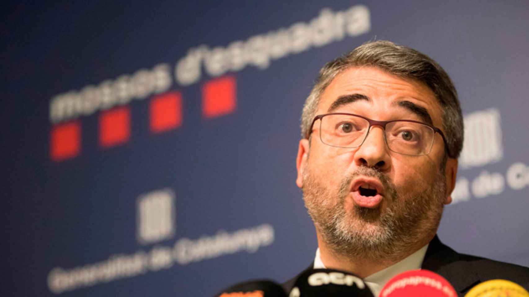 Andreu Martínez, director general de los Mossos d'Esquadra, que ha llamado tóxica a Inés Arrimadas por criticar al cuerpo / EFE
