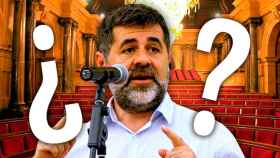 Jordi Sánchez en el Parlament. La investidura de Sànchez, la nueva teatralización del independentismo / FOTOMONTAJE DE CG