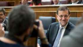 Mariano Rajoy, en la sesión de control del Congreso de noviembre de 2014, tras la consulta del 9N