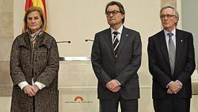 El presidente de la Generalidad, Artur Mas, en la conmemoración del Día Internacional del Holocausto