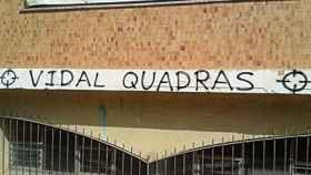 Pintadas amenazantes contra Aleix Vidal-Quadras en la Casa de Cultura de Sant Cugat