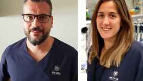 Los investigadores de la Universitat de Girona Pere Bodas-Vaello y Meritxell Deulofeu / UDG