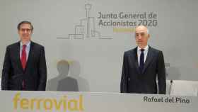 El presidente de Ferrovial, Rafael del Pino, y el consejero delegado del grupo, Ignacio Madridejos / EP