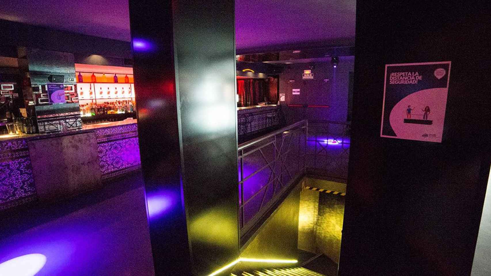 Interior de una de las discotecas vacías en tiempos de coronavirus / EUROPA PRESS