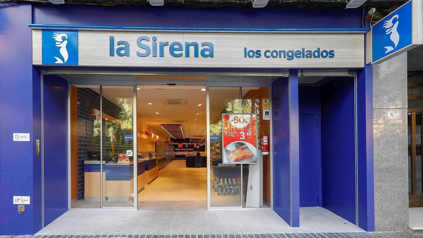 Una de las tiendas de congelados La Sirena / LA SIRENA