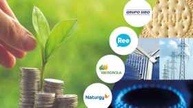 Empresas españolas que apuestan por el endeudamiento sostenible / FOTOMONTAJE CG