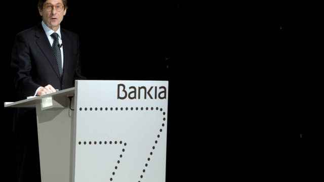 José Ignacio Goirigolzarri durante su intervención en la última junta de accionistas de Bankia, celebrada en Valencia / EFE