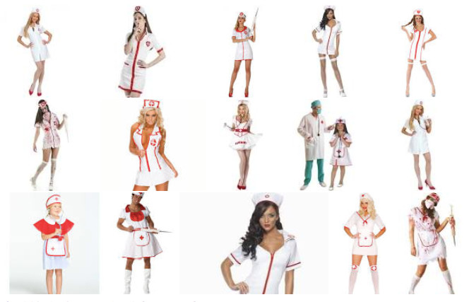 Algunos disfraces de enfermera sexi a la venta en internet