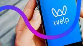La app Welp en un dispositivo móvil