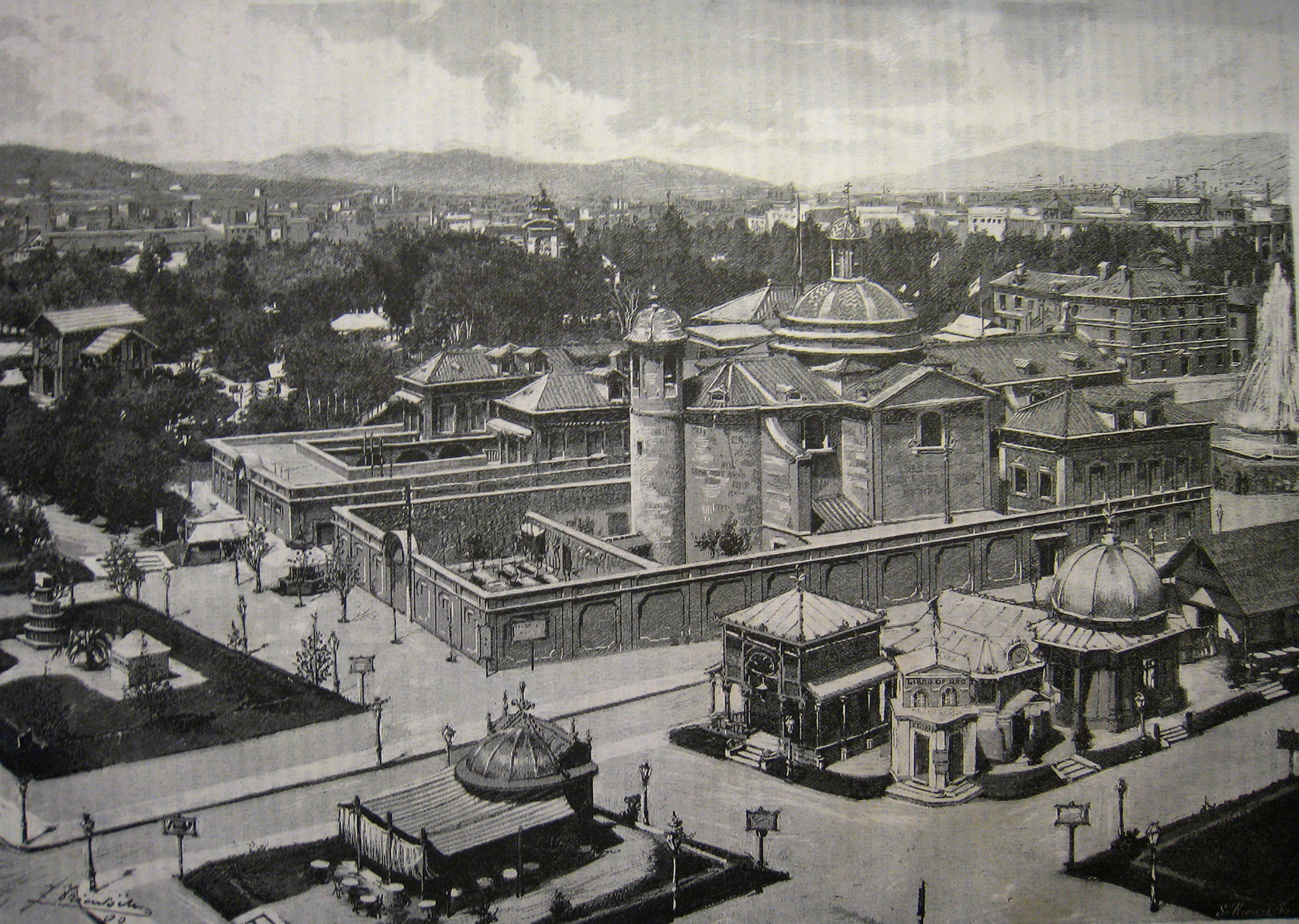Vista general de la Exposición Universal de Barcelona de 1888 / WIKIMEDIA COMMONS DOMINIO PÚBLICO