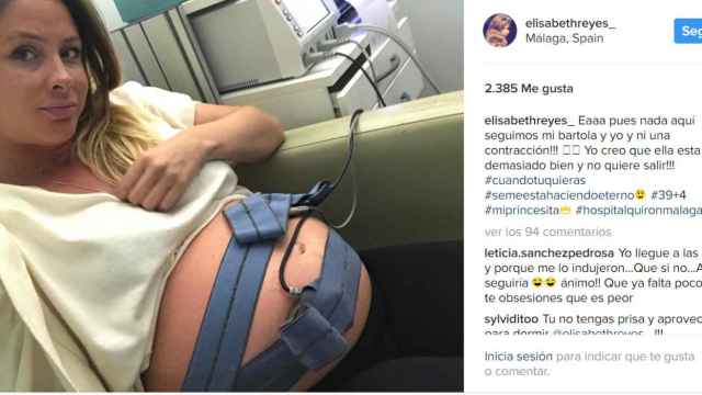 Elisabeth Reyes da a luz a su primera hija