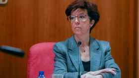 La directora general de Salud Pública de Madrid, Elena Andradas, durante una rueda de prensa / EP