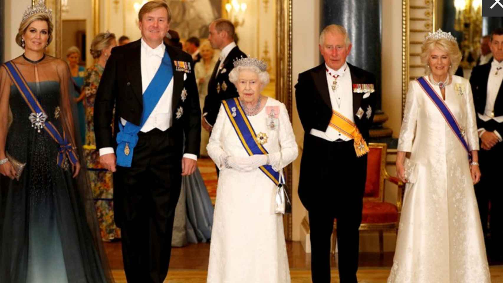 La reina de Holanda 'conquista' Inglaterra