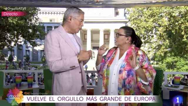Boris Izaguirre y María del Monte / RTVE