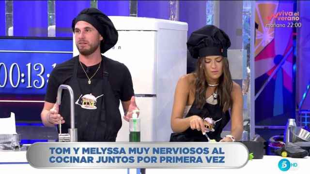 Tom Brusse y Melyssa Pinto, protagonistas de la final de 'La última cena' /TELECINCO