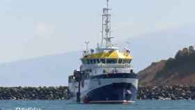 El buque con sónar llega a Tenerife /ANTENA 3