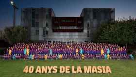 La cantera del Barça, en la celebración de los 40 años de La Masía | FCB