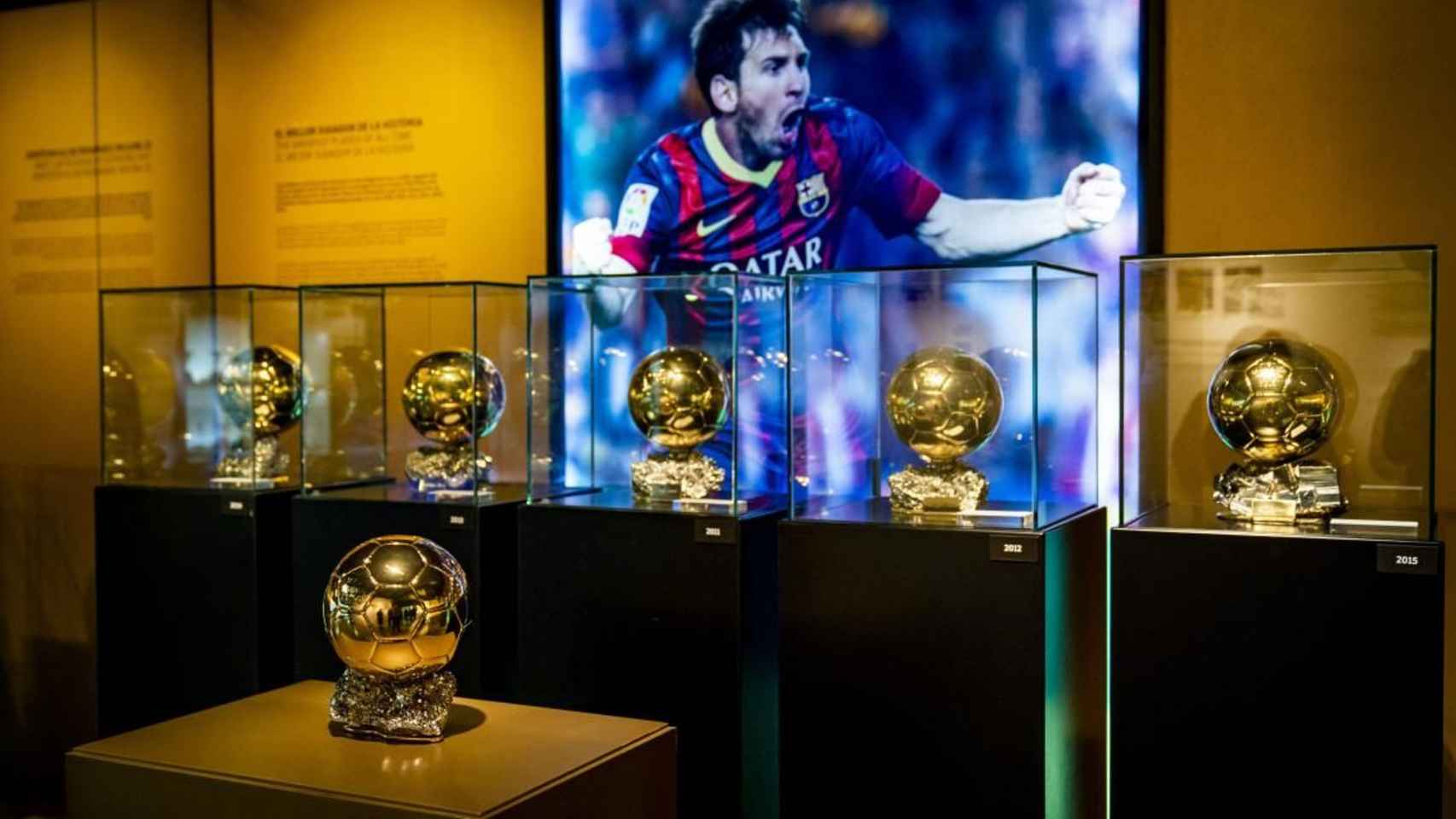 Los 6 balones de oro de Messi / FCB