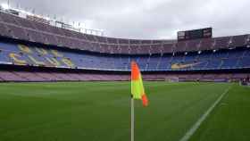El Camp Nou vacío / EFE
