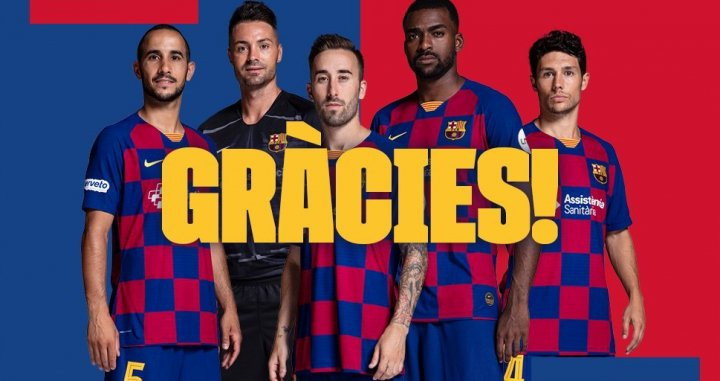 Los cinco jugadores que se despiden del Barça / FCB