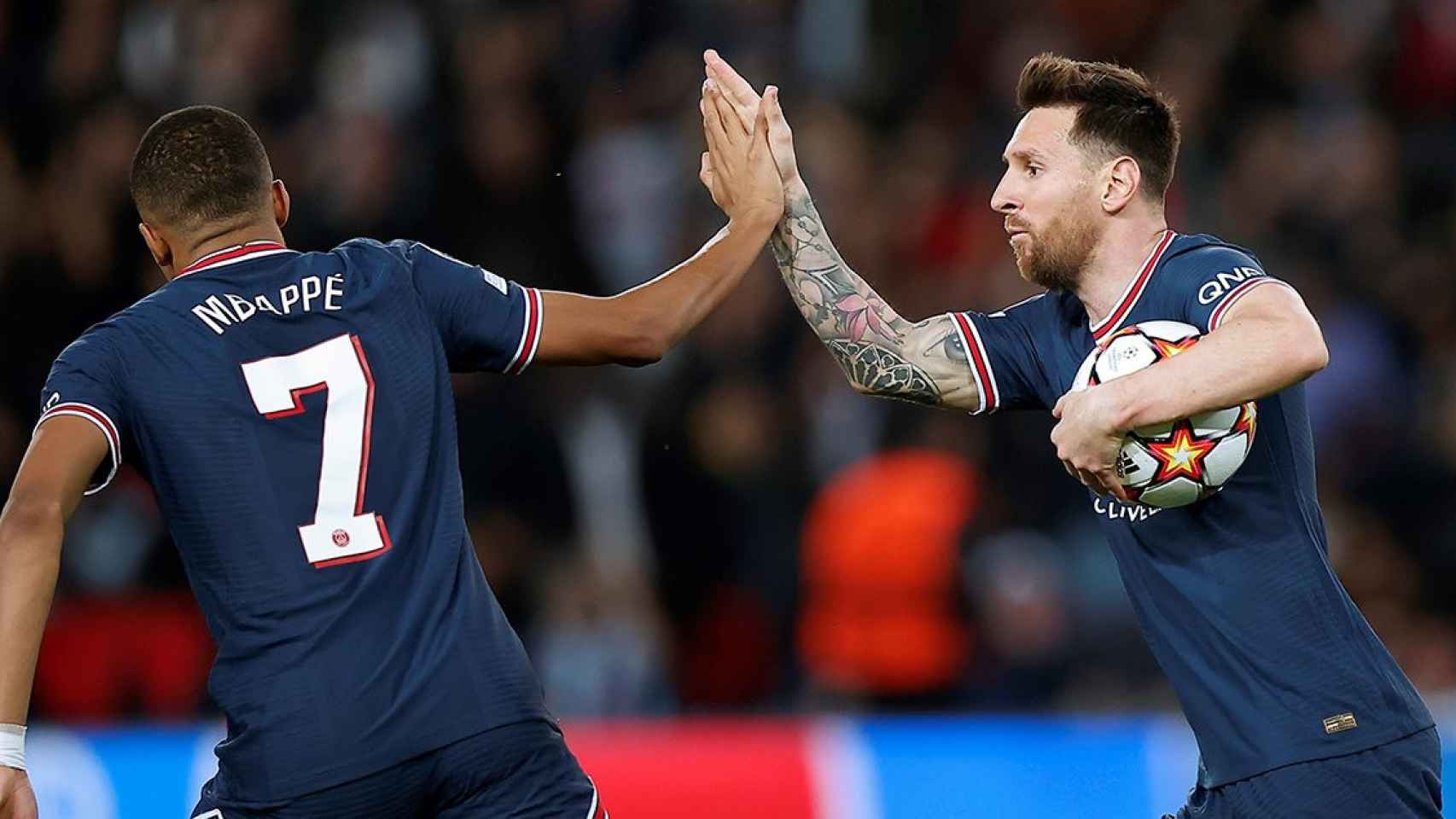 Mbappé y Messi, protagonistas en la remontada del PSG ante el RB Leipzig EFE