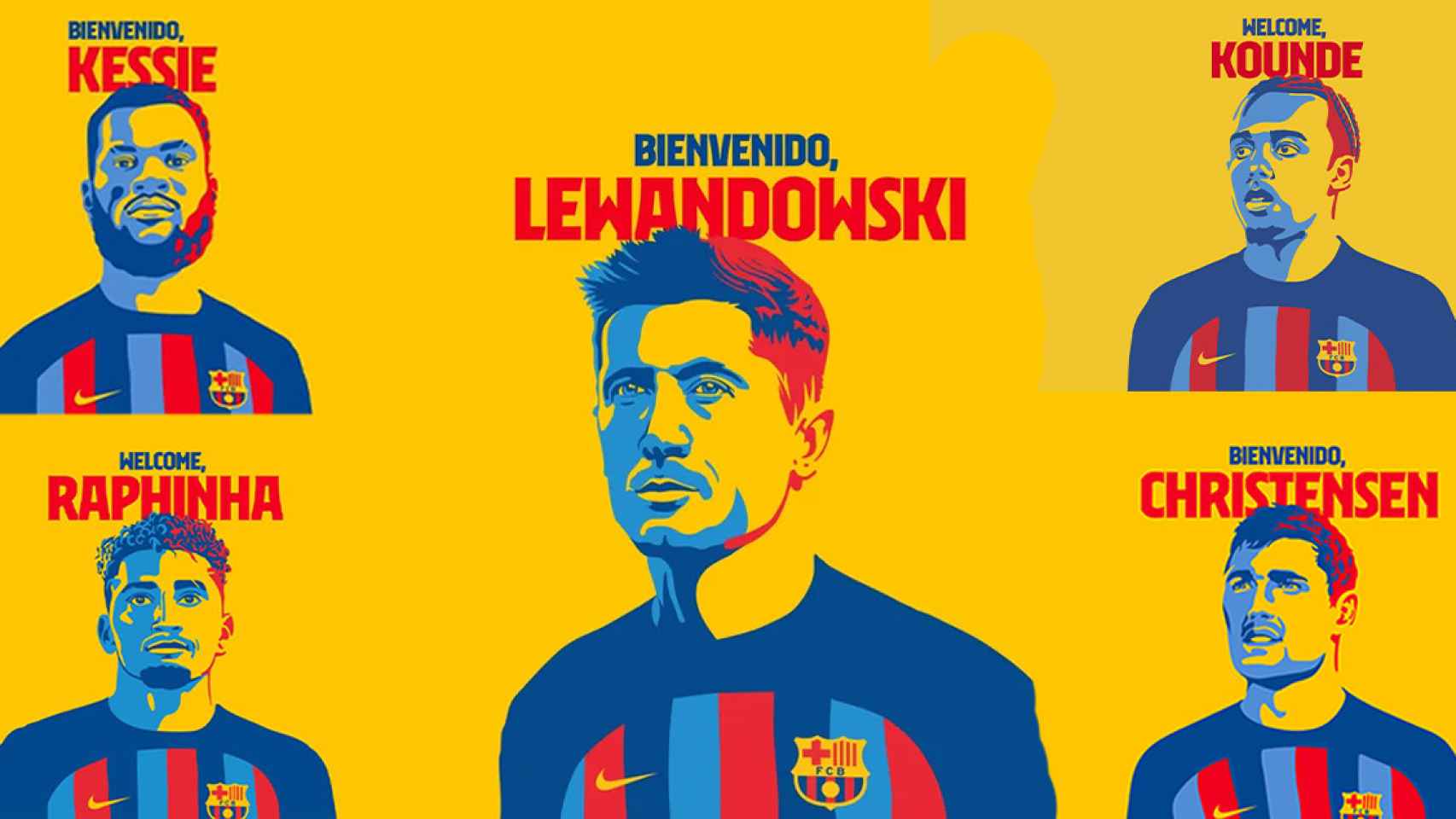Kessie, Christensen, Raphinha, Lewandowski y Koundé, los nuevos fichajes del Barça de Laporta / CULEMANIA