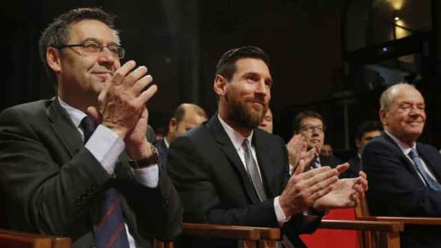 Josep Maria Bartomeu y Leo Messi en una imagen de archivo / EFE