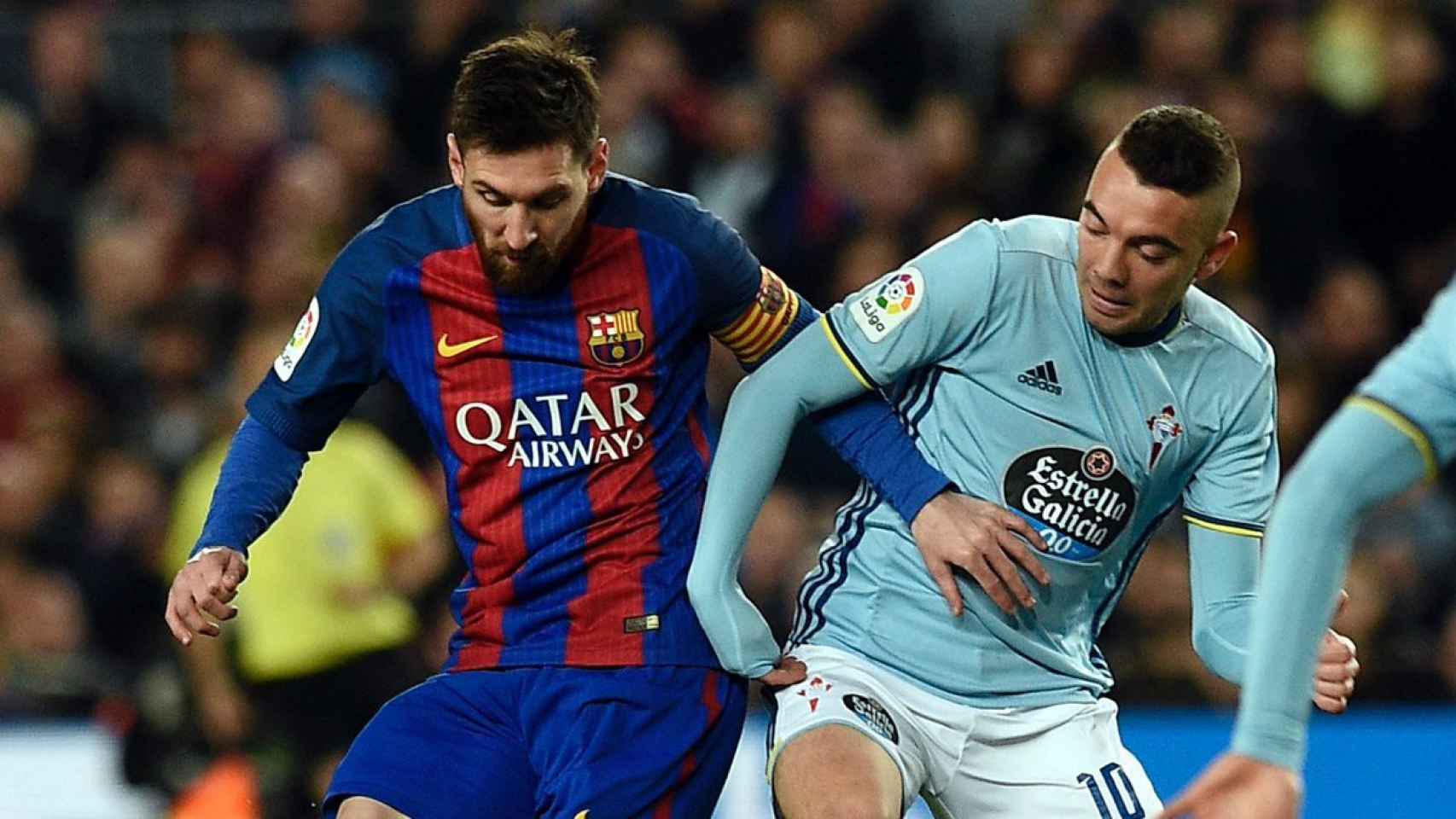 Iago Aspas y Leo Messi en una imagen de archivo / REDES