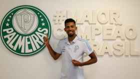 Matheus Fernandes con el Palmeiras / Palmeiras