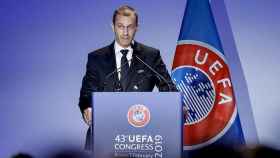 El presidente de la UEFA, Aleksander Ceferin / EFE