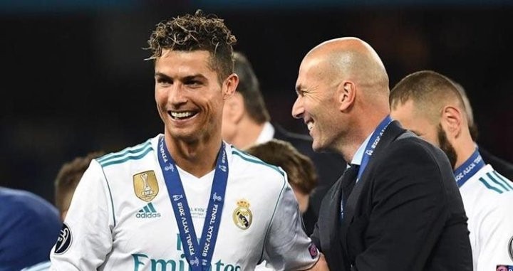 Cristiano Ronaldo y Zinedine Zidane tras ganar la Champions League con el Real Madrid / EFE