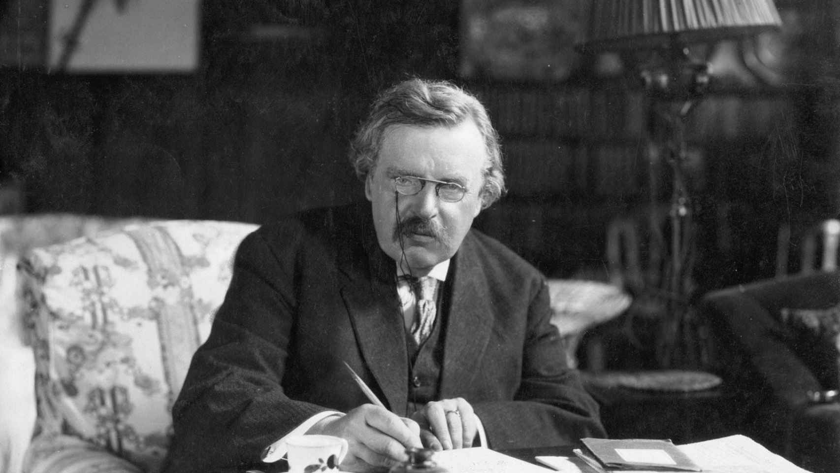 El periodista y escritor británico G.K.Chesterton