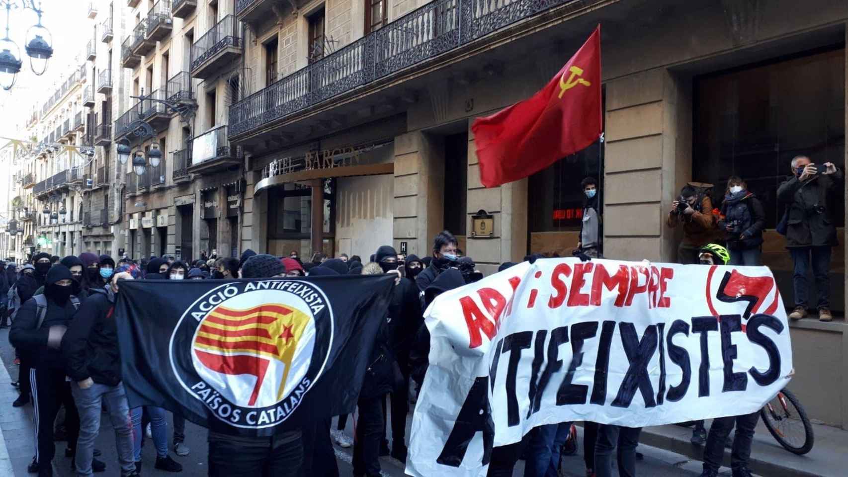 La manifestación antifascista que pretende boicotear el acto de Vox / EP