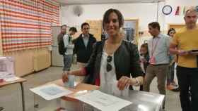 Marta Farrés, futura alcaldesa de Sabadell, el día de las elecciones / PSC