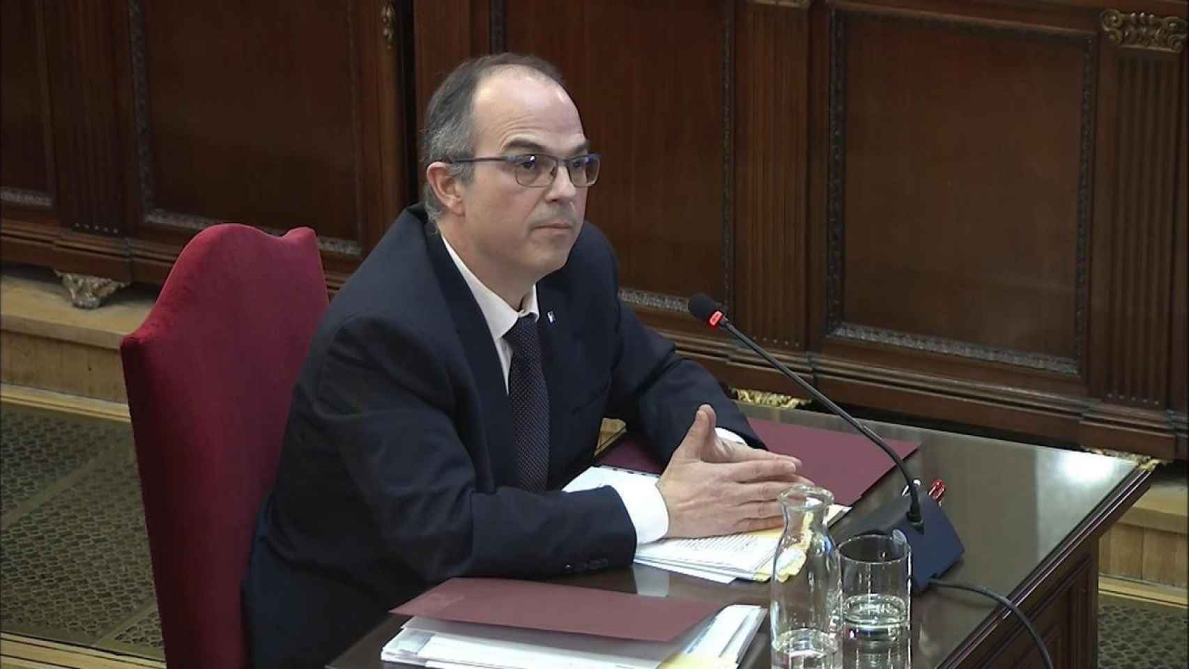 Jordi Turull durante su declaración ante el Tribunal Supremo / EFE